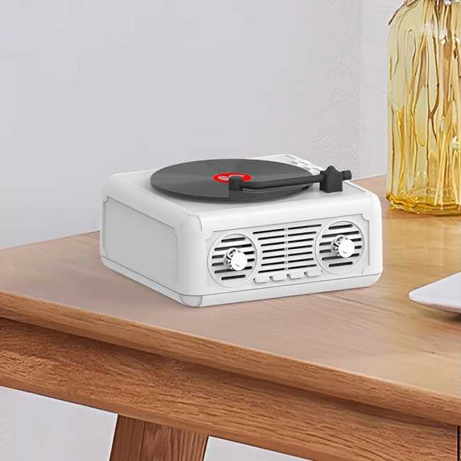 колонка в виде проигрывателя