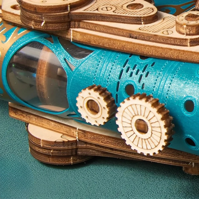 дерев'яний конструктор револьвер