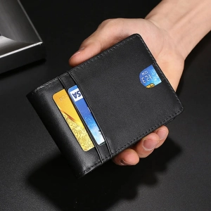 Мужской кошелек-картхолдер с отделением под Airtag мужской кошелек-картхолдер