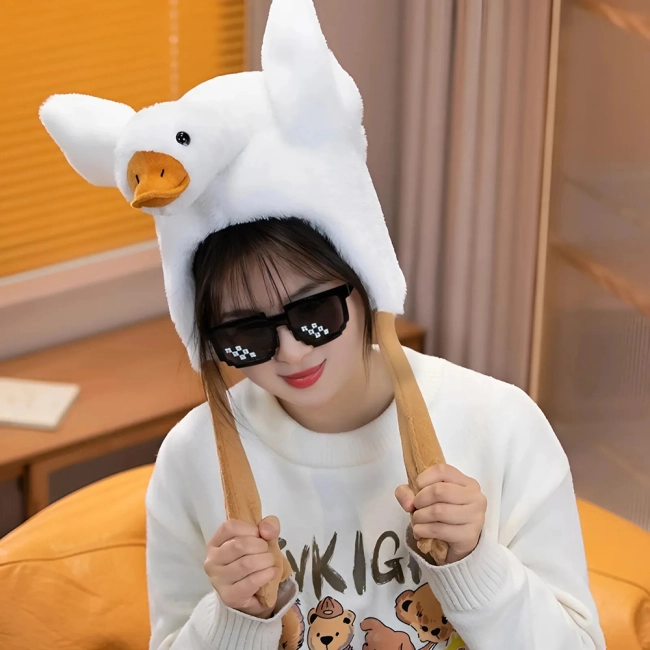 шапка з гусаком