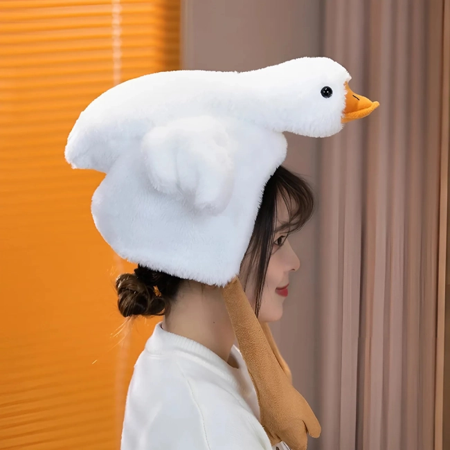 шапка у вигляді гусака