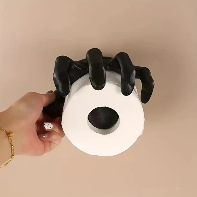 держатель в виде руки для туалетной бумаги