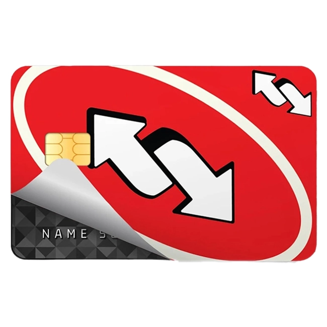 наклейка на кредитную карту