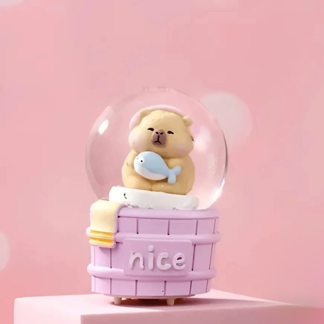 снежный шар с подсветкой