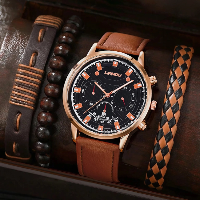 кварцевые часы с браслетами