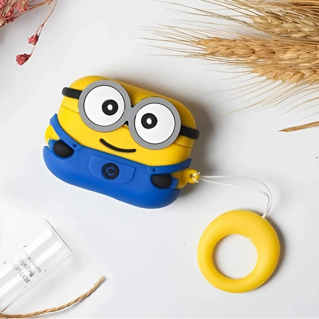 чехол для airpods с миньоном