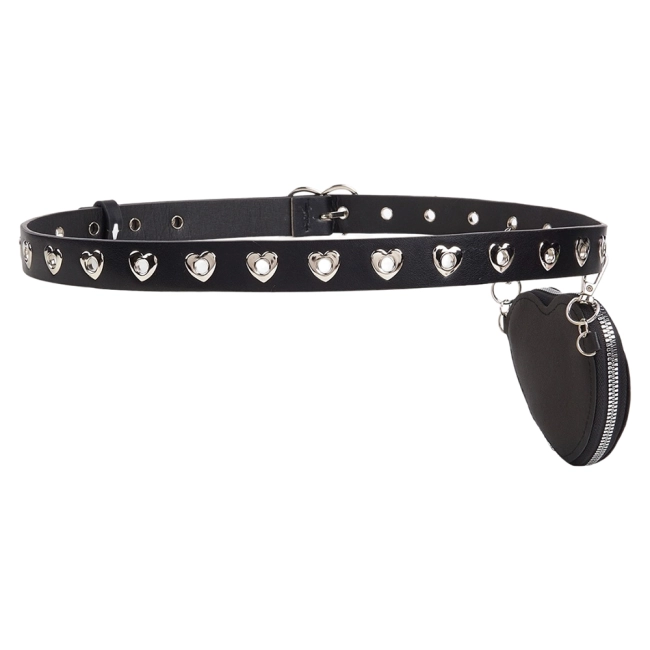 ремінь із серцями