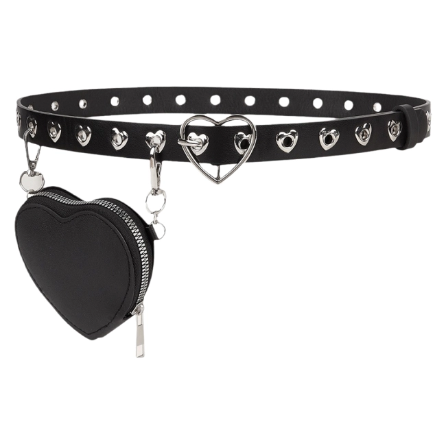 жіночий ремінь з люверсами