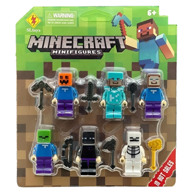 мини-фигурки Minecraft