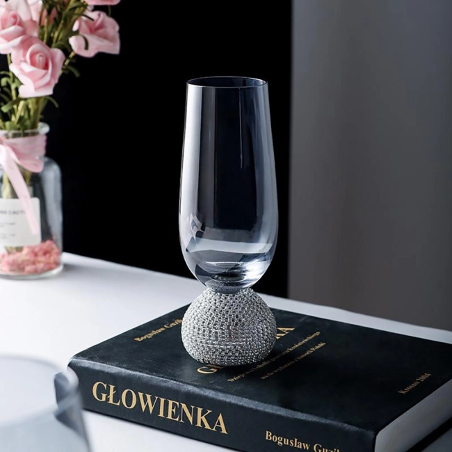 келих зі стразами для шампанського