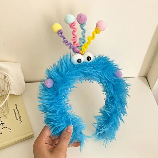 плюшевый ободок для волос