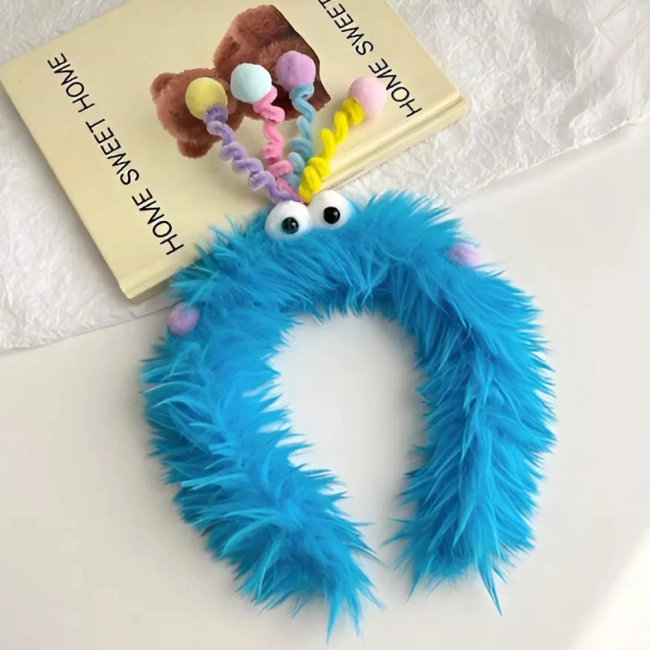 плюшевый ободок на голову