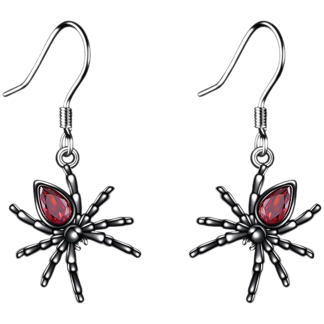 сережки з павуками