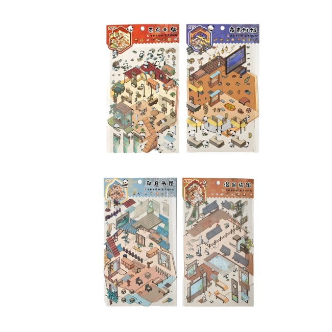 набор наклеек Магазин