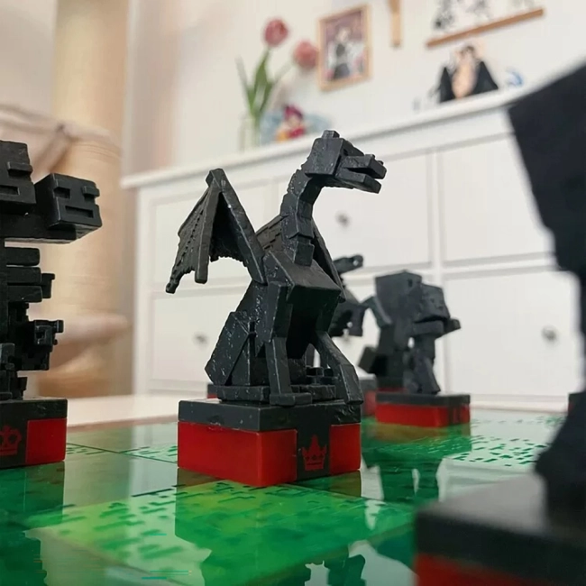 шахи в стилі майнкрафт