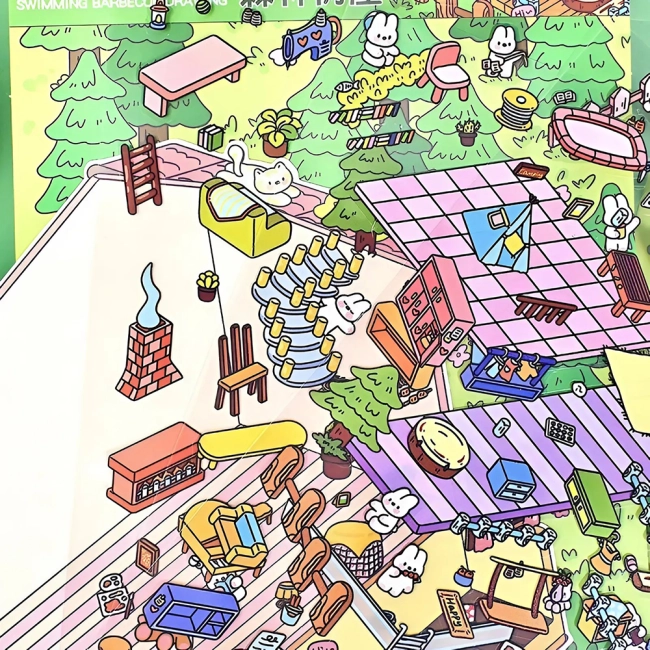 румбокс с наклейками