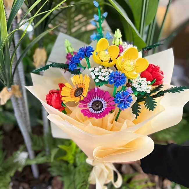 конструктор с цветами