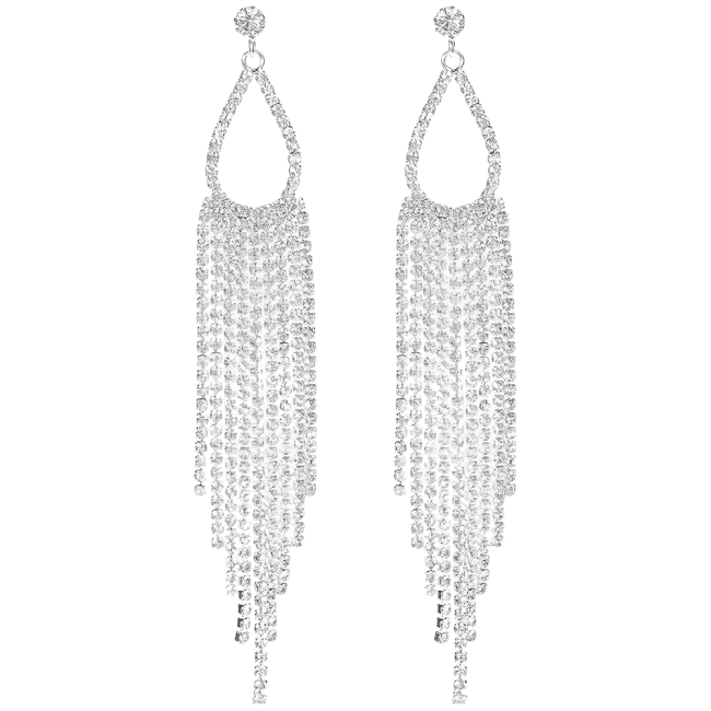 длинные женские серьги