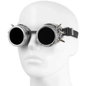 Стимпанк очки гогглы с шипами стимпанк очки гогглы