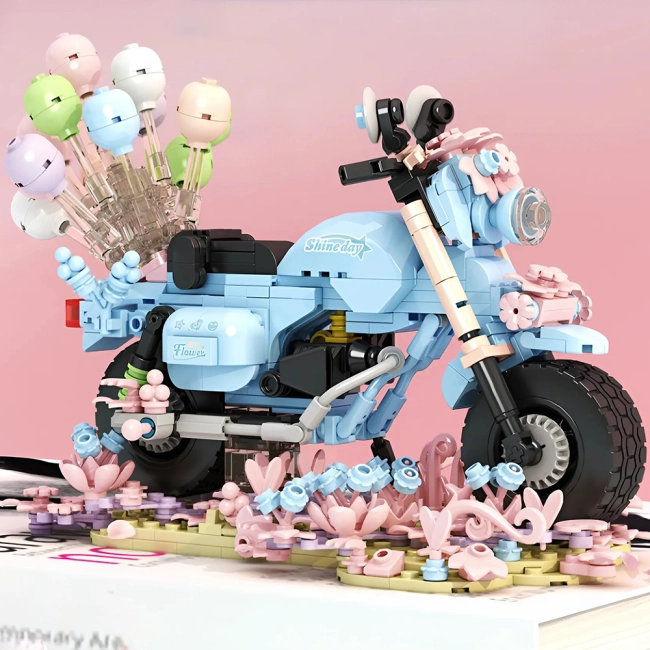 конструктор с мотоциклом