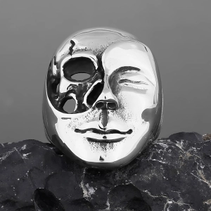 кольцо с лицом