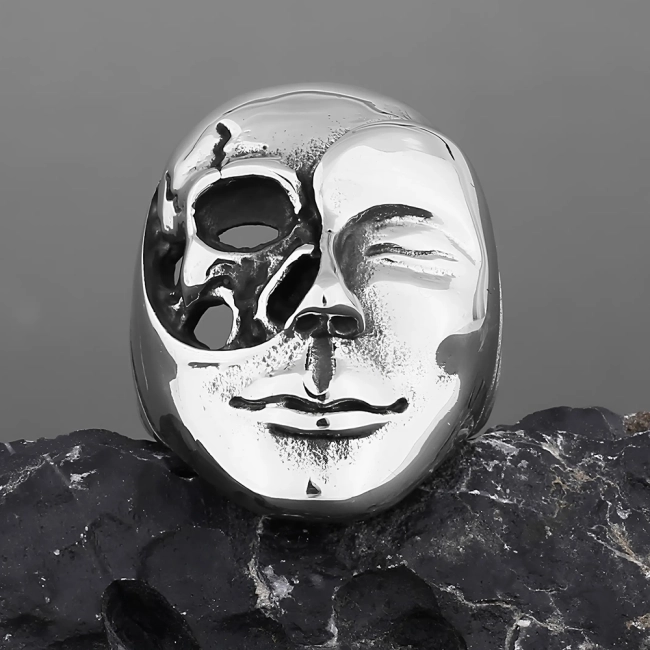 каблучка з обличчям