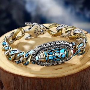 браслет с бусиной дзи