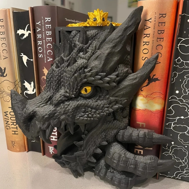 подставка дракон для книг