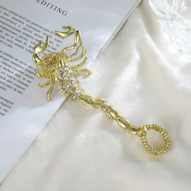 кольцо со скорпионом для женщин