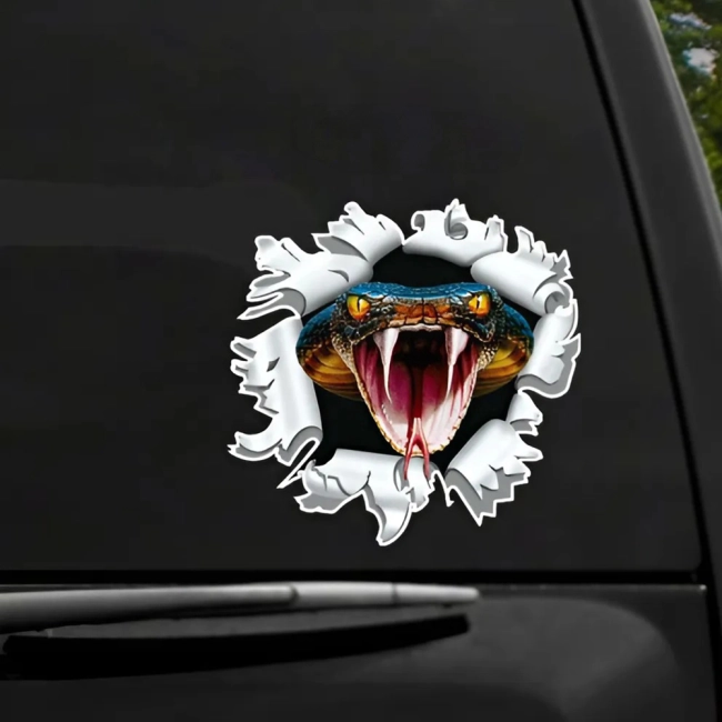 наклейка кобра на машину