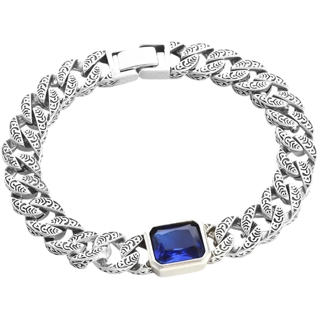 чоловічий панцирний браслет