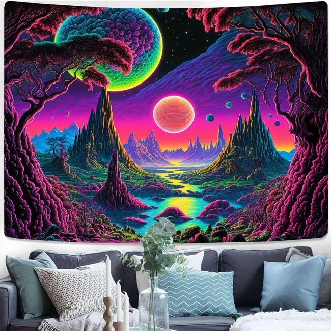 флуоресцентний гобелен