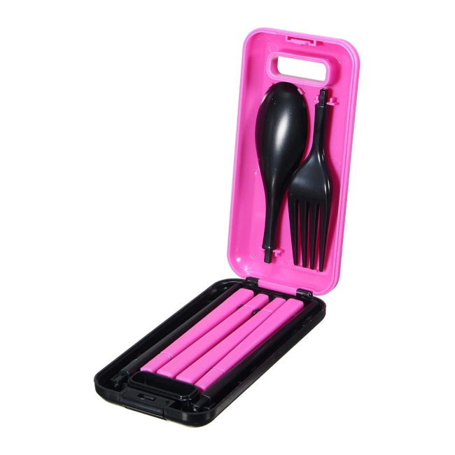 складной набор столовых приборов