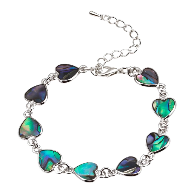 женский браслет сердца