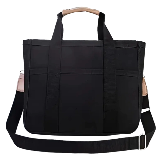 объемный шоппер с отделениями на плечо