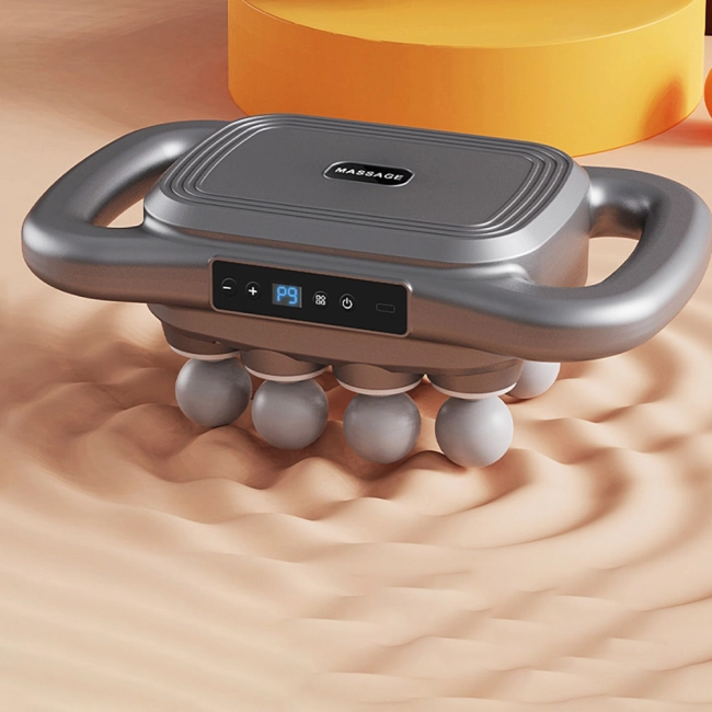 электрический перкуссионный массажер с головками