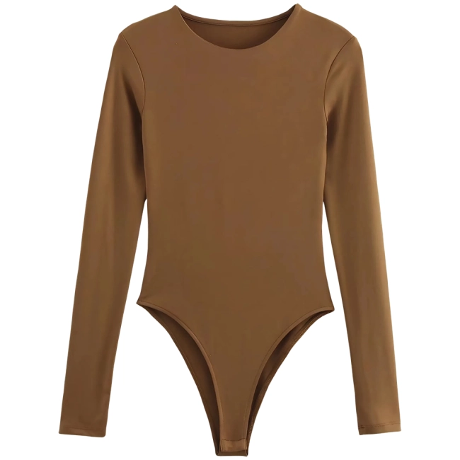 жіночий боді з довгим рукавом