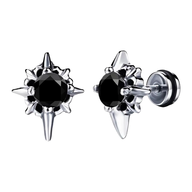 серьги гвоздики для мужчин