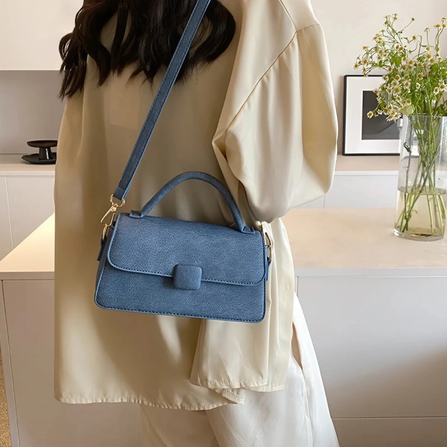 сумка багет на молнии