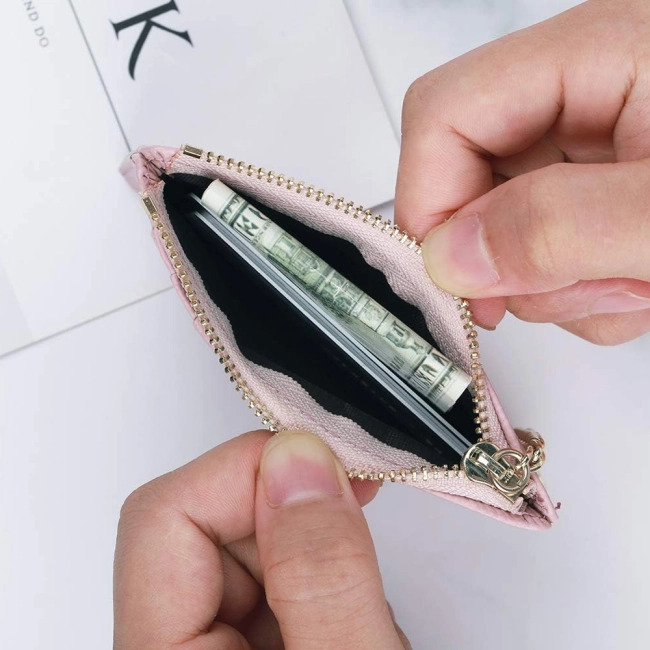 женский кошелек для денег и карт