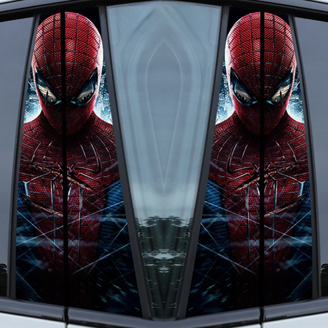 наклейки на стійки дверей авто