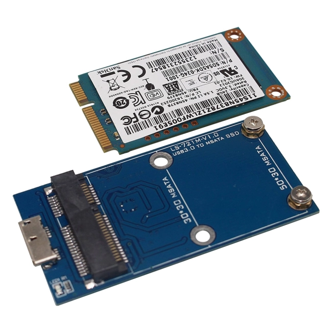 Кейс для жорсткого диска msata