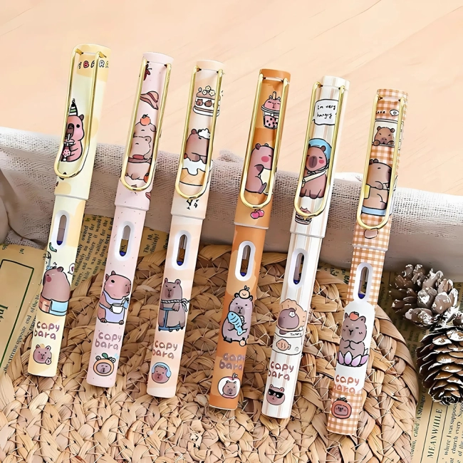 ручки с капибарами