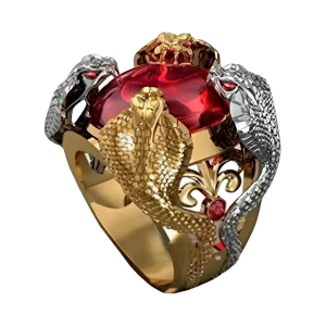 кольцо с кобрами