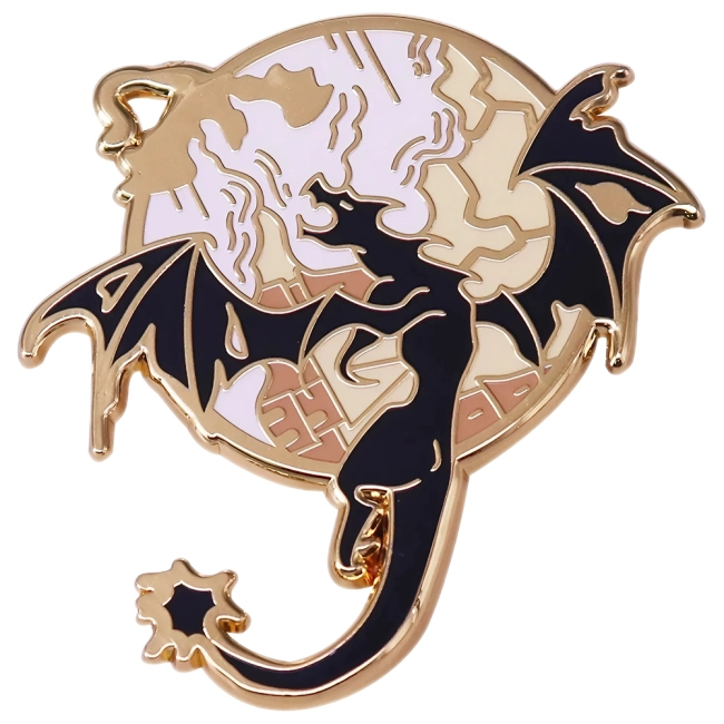 значок с драконами