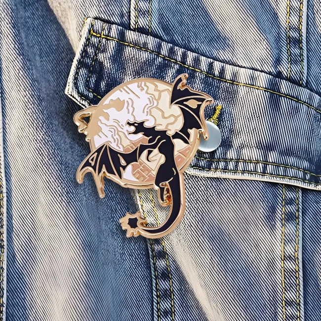 значок два дракона