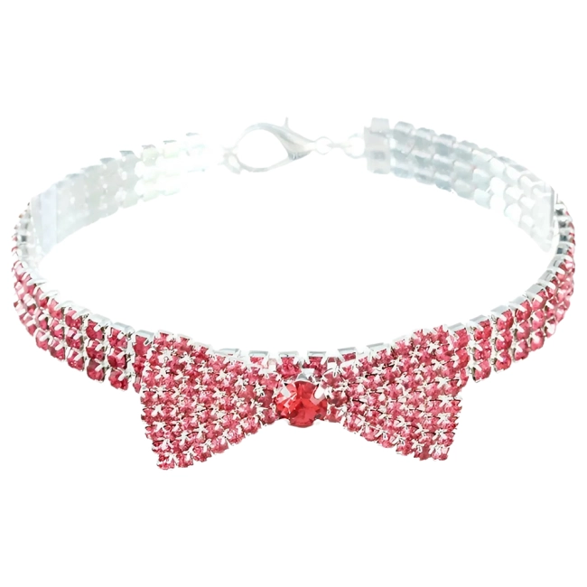 собачий нашийник зі стразами