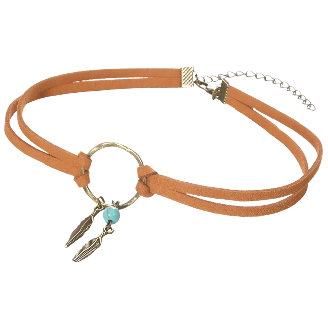 чокер в стиле бохо