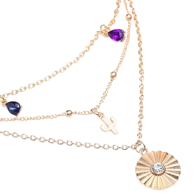 трехслойная женская цепочка