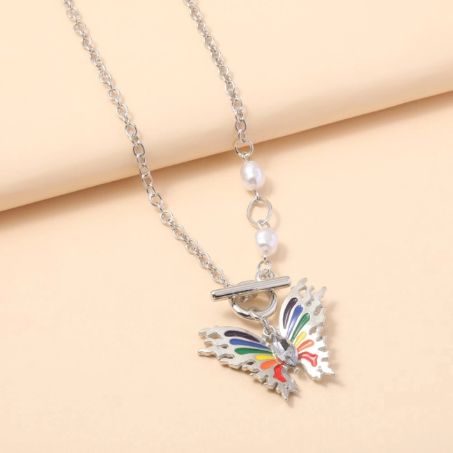 подвеска бабочка на шею